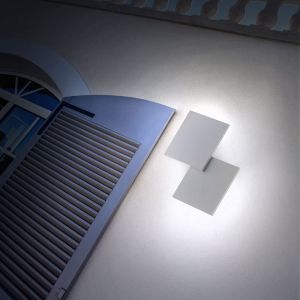Lodes Puzzle Outdoor Double Square LED-Wandleuchte bei lampenonline.de