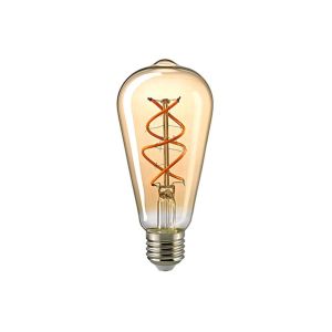 Sigor 5,5 Watt LED Rustikallampe "Edison" Curved gold dimmbar E27 bei lampenonline.de