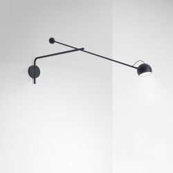 Artemide Ixa Parete L LED-Wandleuchte-Anthrazit