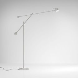 Artemide Ixa Terra LED-Stehleuchte-Weißgrau