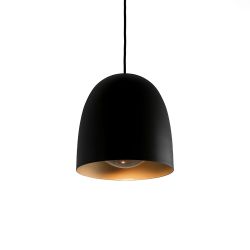 B.Lux Speers S4 LED-Pendelleuchte 4-flammig-Schwarz/Kupfer-Schwarz-mit LED (2700K)