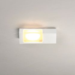 Bopp Leuchten Lamina LED-Deckenleuchte 1-flammig-Weiß; mit LED (2700K)
