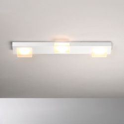 Bopp Leuchten Lamina LED-Deckenleuchte 3-flammig-Weiß; mit LED (2700K)
