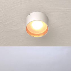 Bopp Leuchten Reflektor Ring zu Bopp One LED Wand- und Deckenleuchte gerade-Weiß/Blattkupfer