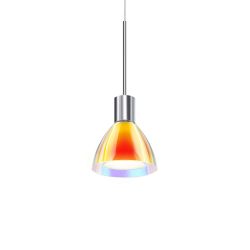 Bruck Silva Neo Down LED 110 Dicro PD S-Glas dichroitisch orange-gelb, Halterung chrom; mit LED