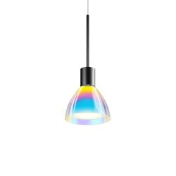 Bruck Silva Neo 110 AC S LED-Pendelleuchte-Schwarz-Blau-Magenta-mit LED (2700K)