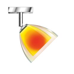 Bruck Silva Spot 110 DLR Strahler-Chrom-Orange-Gelb