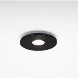 Casablanca Leuchten Tet LED-Deckenleuchte-Schwarz/Schwarz-Glas-mit LED (2700K)