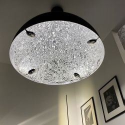 Catellani & Smith Stchu-Moon 02 Ø 80 cm LED-Pendelleuchte-Silber