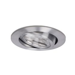 Easylight Plano Round LED-Deckeneinbaustrahler-Aluminium gebürstet-mit LED (2700K)