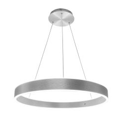 Easylight Delta LED-Pendelleuchte-Aluminium gebürstet