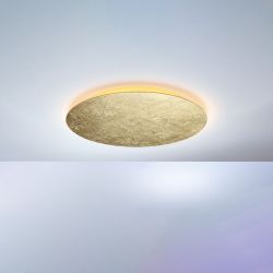 Escale Blade 18 LED Wand- und Deckenleuchte-Blattgold-mit LED (2700K)