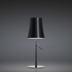 Foscarini Birdie Piccola Tavolo LED-Tischleuchte-Graphit-mit LED (2700K)