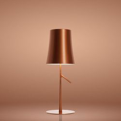 Foscarini Birdie Piccola Tavolo LED-Tischleuchte-Kupfer-mit LED (2700K)