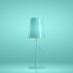 Foscarini Birdie Piccola Tavolo LED-Tischleuchte-Wassergrün-mit LED (2700K)