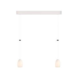 GRAU Oh China Trace Duo LED-Pendelleuchte-Weiß