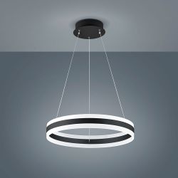 Helestra Liv 26/1792 LED-Pendelleuchte-Schwarz matt-mit LED (2900K)