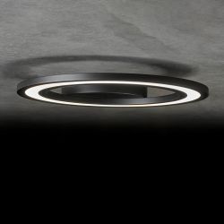 Holtkötter Orbit LED-Deckenleuchte-Schwarz-mit LED (2700K)