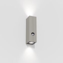 IP44 Cut Control LED-Wandleuchte mit Bewegungsmelder-Grau-mit LED (2700K)