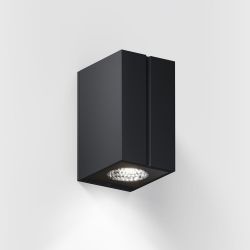 IP44 Cut One LED-Wandleuchte-Schwarz-mit LED (2700K)