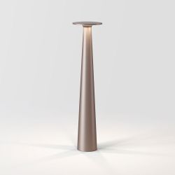 IP44 Lix Skinny LED-Tischleuchte mit Akku-Bronze-ohne Steckernetzteil