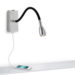 Knapstein 840 LED-Wandleuchte-Schwarz