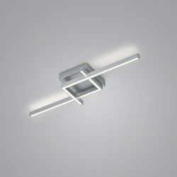 Knapstein Frida 1 LED-Deckenleuchte-Nickel matt