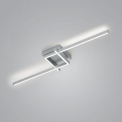 Knapstein Frida 2 LED-Deckenleuchte-Nickel matt