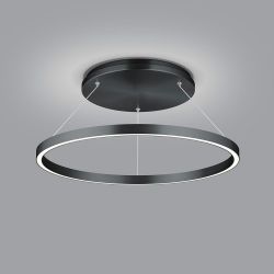 Knapstein Lisa-D LED-Deckenleuchte-Schwarz