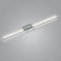 Knapstein Nuri 1 LED-Deckenleuchte-Nickel matt