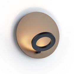 Knapstein Meggi LED-Wandleuchte-Bronze/Schwarz-mit Tunable White (2200K – 3500K)