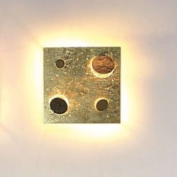 Knikerboker Buchi P/PL 32 LED-Wand- und Deckenleuchte-Blattgold