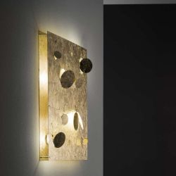 Knikerboker Buchi P/PL 60 LED-Wand- und Deckenleuchte-Blattgold
