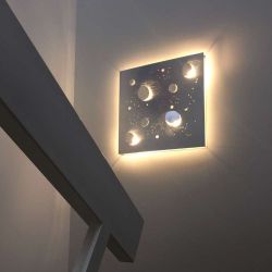 Knikerboker Buchi P/PL 60 LED-Wand- und Deckenleuchte-Blattsilber