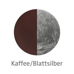 Knikerboker GI.GI. t 27 LED-Tischleuchte-Kaffee/Blattsilber-mit LED (2700K)