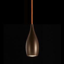 LDM DROP DUO FLEXI LED-Pendelleuchte-Bronze-Orange-mit dim2warm (2000K - 3000K)