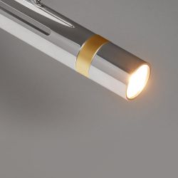 LDM KYNO SPOT DUO LED-Deckenspot-Alu poliert-Gold matt-Linse klar-mit LED (2700K)
