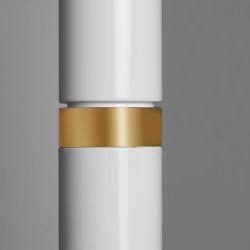 LDM KYNO SPOT DUO LED-Deckenspot-Weiß-Gold matt-Linse klar-mit LED (2700K)