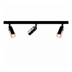 LDM PURE SPOT TRIO LED-Deckenstrahler-Schwarz matt-Linse matt-mit dim2warm (1800K - 3000K)