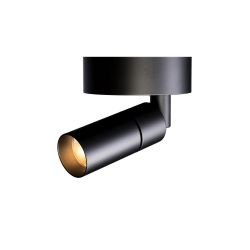 LDM PURE SPOT UNO ROUND LED-Deckenstrahler-Schwarz matt-Linse klar-mit LED (2700K)