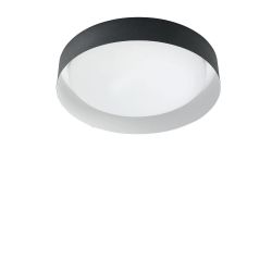 Linea Light Crew_2 402 LED-Wand- und Deckenleuchte-Schwarz/Weiß