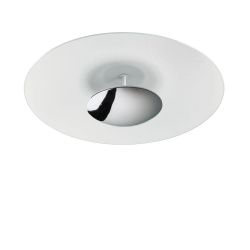 Linea Light Horizon_S LED-Deckenleuchte-Weiß/Chrom-mit LED (2700K)
