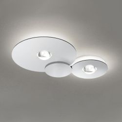 Studio Italia Design Bugia Double LED-Deckenleuchte-Weiß; mit LED (2700K)