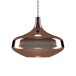 Lodes Nostalgia Large Sospensione LED-Pendelleuchte 1-flammig-Chrom/Bronze-mit LED (2700K)