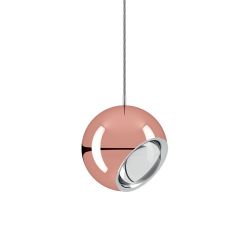 Studio Italia Design Spider Sospensione Singola Decentrata LED-Pendelleuchte-Rosé Gold 