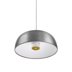 Lumina Tia 200 LED-Pendelleuchte-Aluminium matt gebürstet