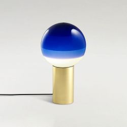 Marset Dipping Light LED-Tischleuchte-Blau-mit LED (2700K)