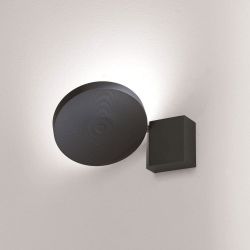 Minitallux Cidi AP1 LED-Wandleuchte-linkslastig - schwarz; mit LED (3000K)