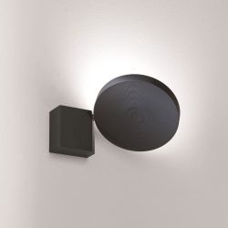 Minitallux Cidi AP1 LED-Wandleuchte-rechtslastig - schwarz; mit LED (3000K)