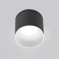 Minitallux Kone 10P LED-Deckenleuchte-Titanium - Weiß